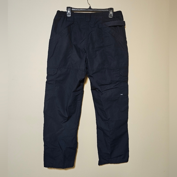 511 Tactical Series Men's Pants Style 74273 Size 36 X 30 Navy Rip Stop Work 5.11 - Picture 5 of 12